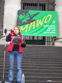 Jane Juanova of the Free the Cuban Five Committee  Vancouver